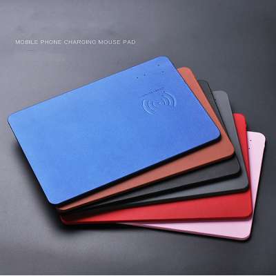 AWC978 New design mobile phone charging mouse pad QI wireless stand mouse pad wireless charger